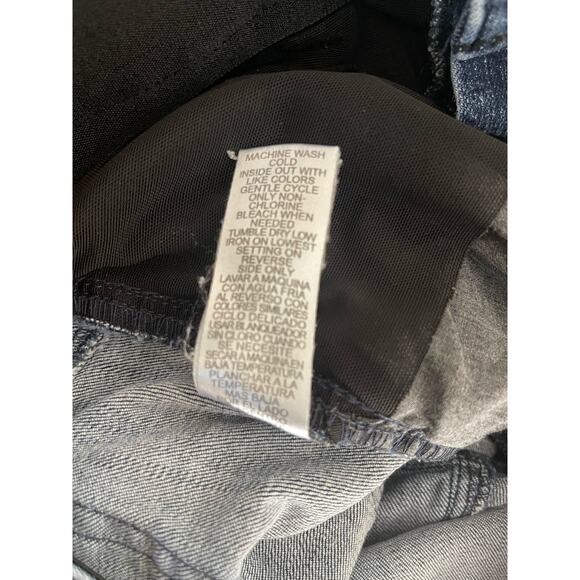 Democracy Jeans Women's 6 Raw Hem Straight Distressed - Picture 6 of 7